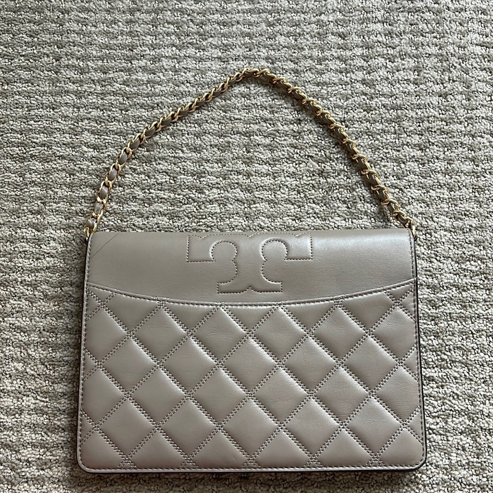 Tory Burch Nude Leather Purse
